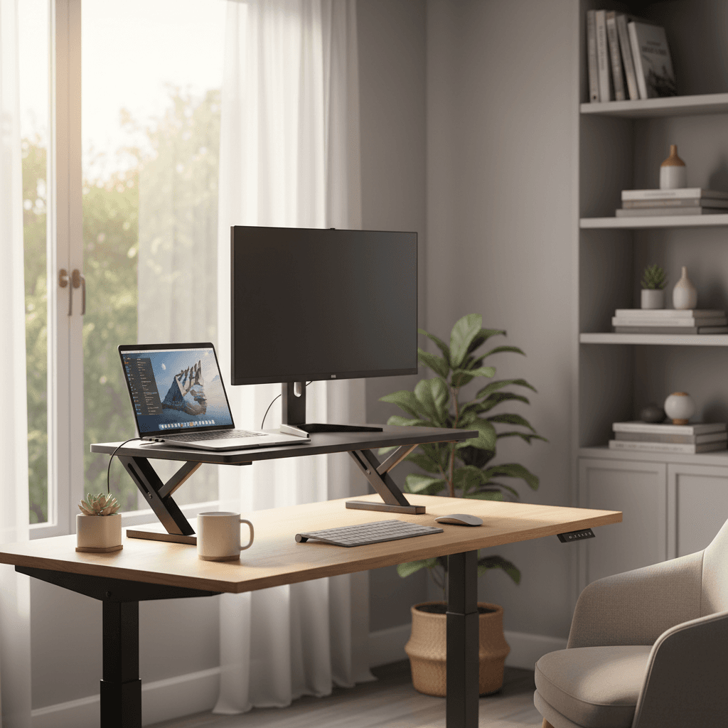Best Standing Desk Converters for Small Spaces (2026)