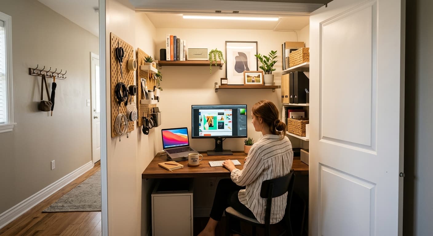 Home Office Ideas When You Don't Have a Dedicated Room