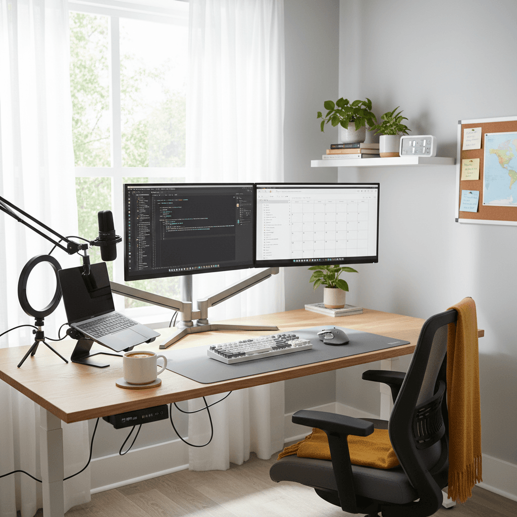 How to Build a Productive Home Office for Under $300
