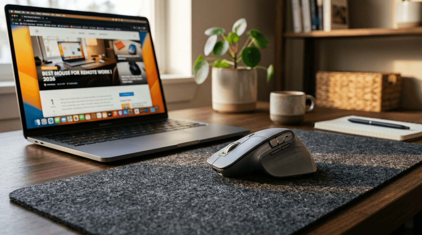 Best Mouse for Remote Work 2026: 7 Picks (Wireless, Ergonomic, Trackball)