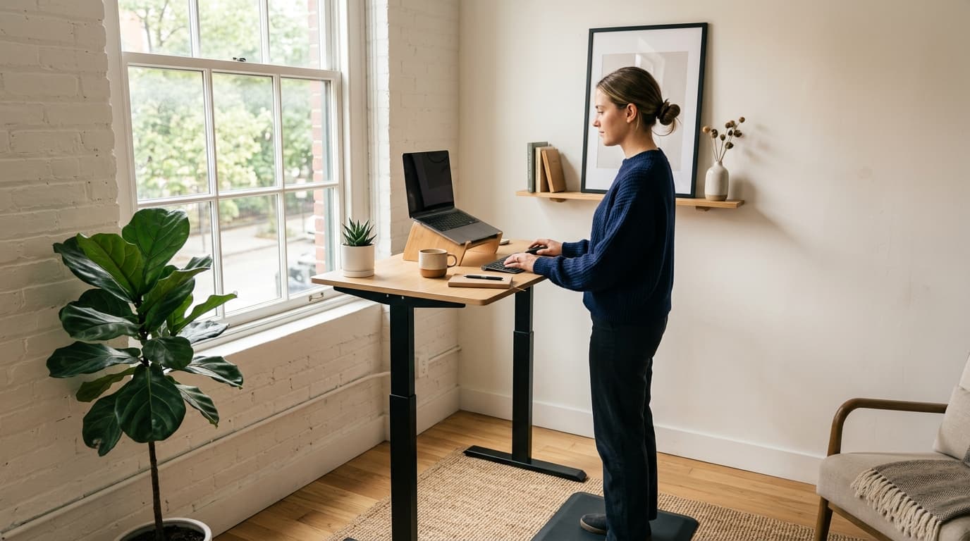 Best Standing Desk for Small Apartment: Compact Options That Actually Fit