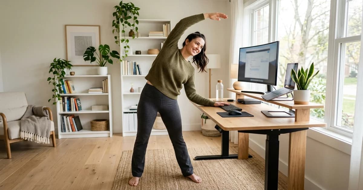 How to Stay Active When You WFH No Gym Required