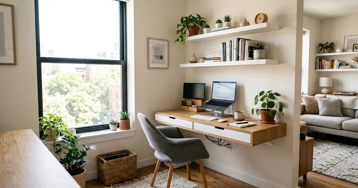 WFH in a Small Apartment: Setup Ideas for Tiny Spaces