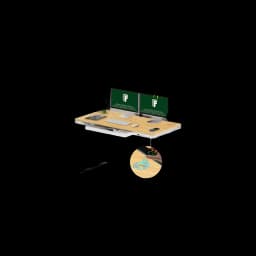 FLEXISPOT Q8 Bamboo Standing Desk