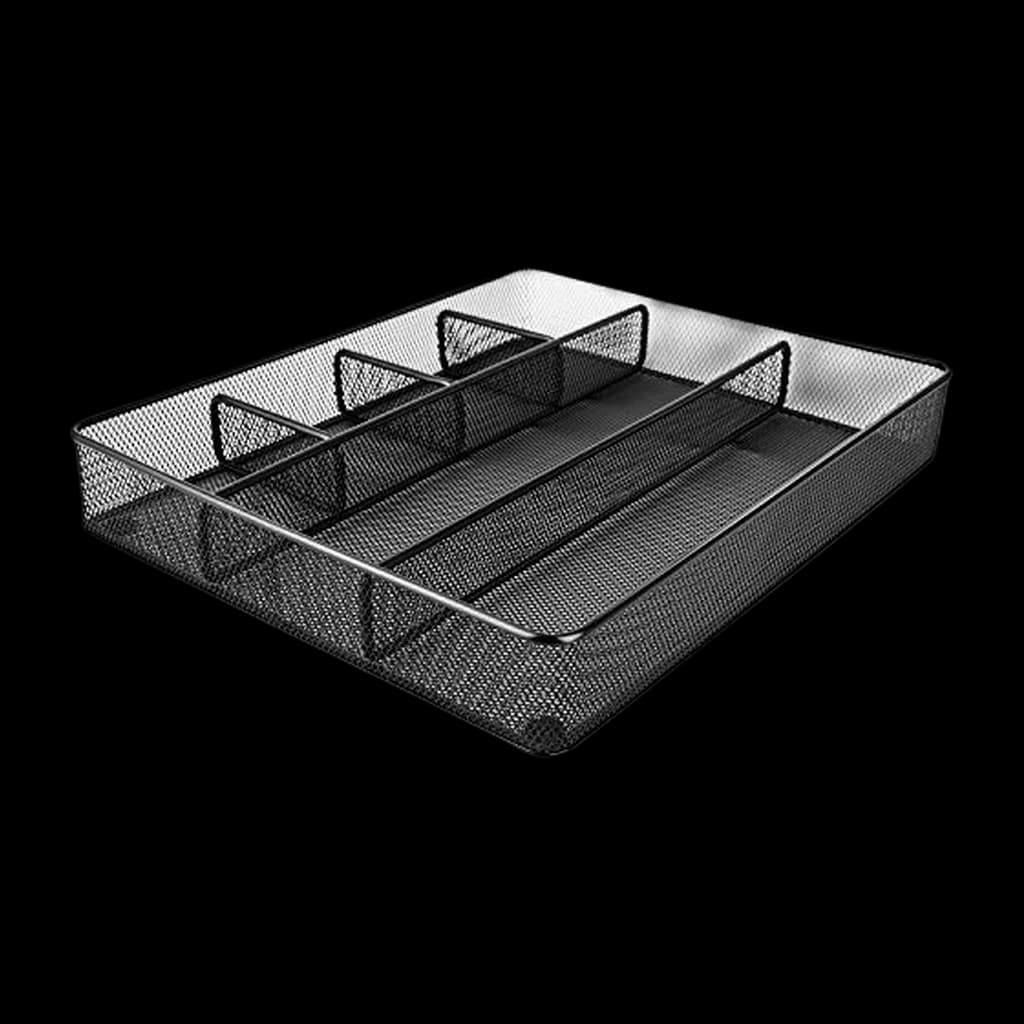 Amazon Basics Metal Mesh Desk Organizer, 6 Compartments