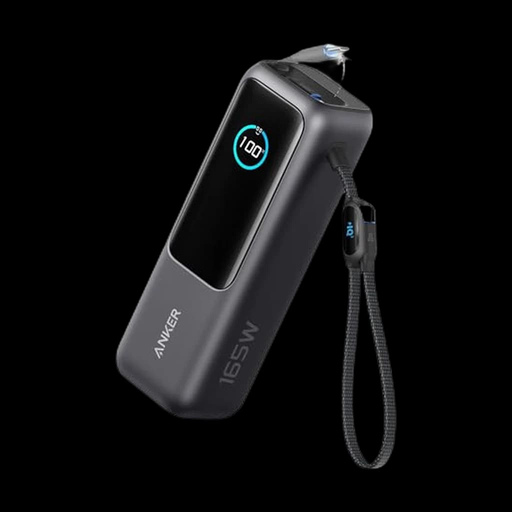 Anker Laptop Power Bank 25,000mAh 165W (Retractable Cables)