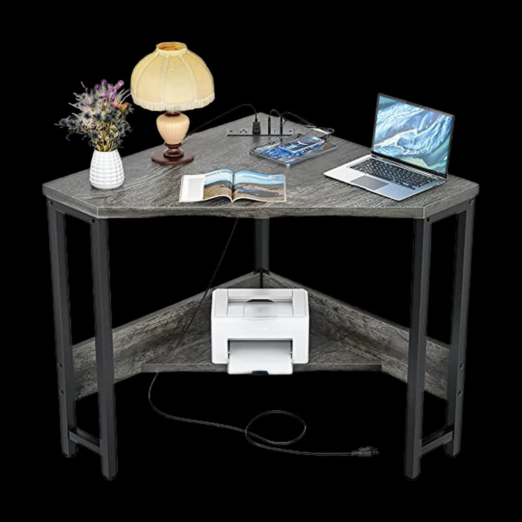 Armocity Corner Desk with Outlets