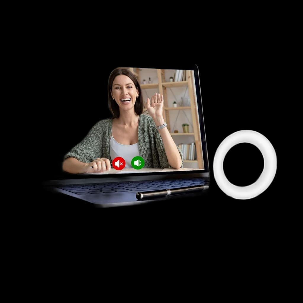 Clip-On Laptop Ring Light