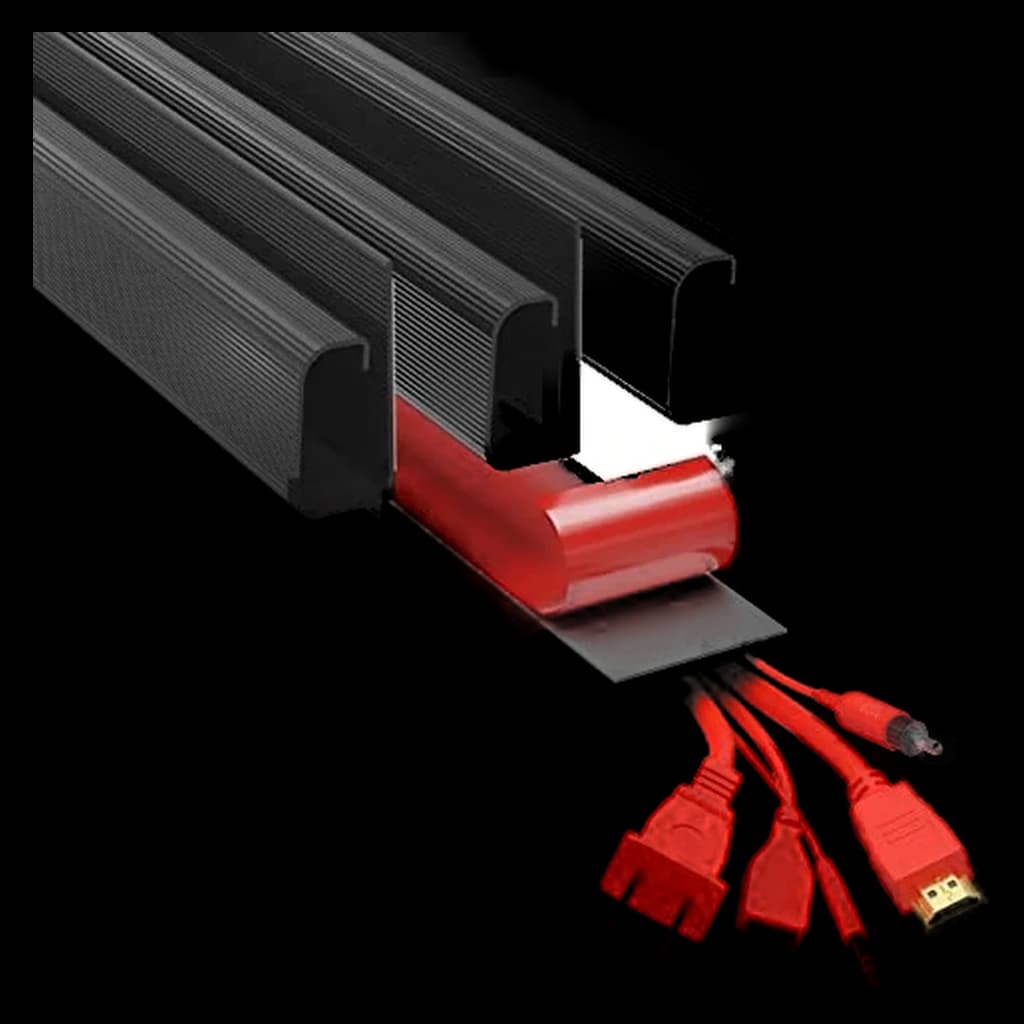 EVEO Cable Management Under Desk Kit 96" J Channel
