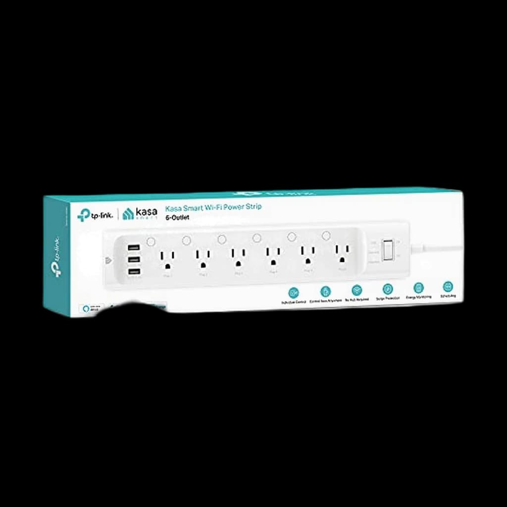 Kasa Smart Power Strip HS300 (6 Outlets, 3 USB, Surge Protection)