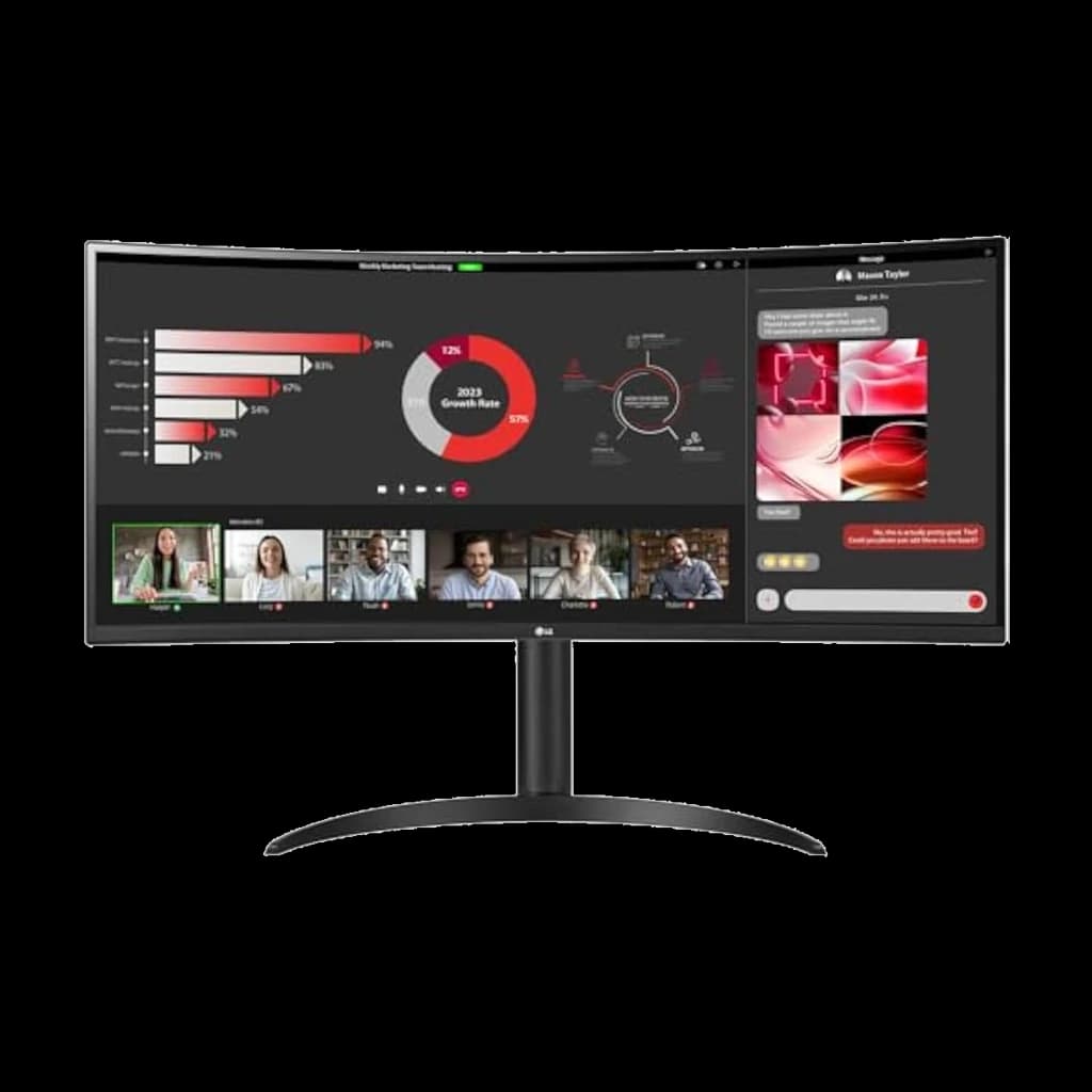 LG 34WR55QC-B 34" Curved UltraWide WQHD