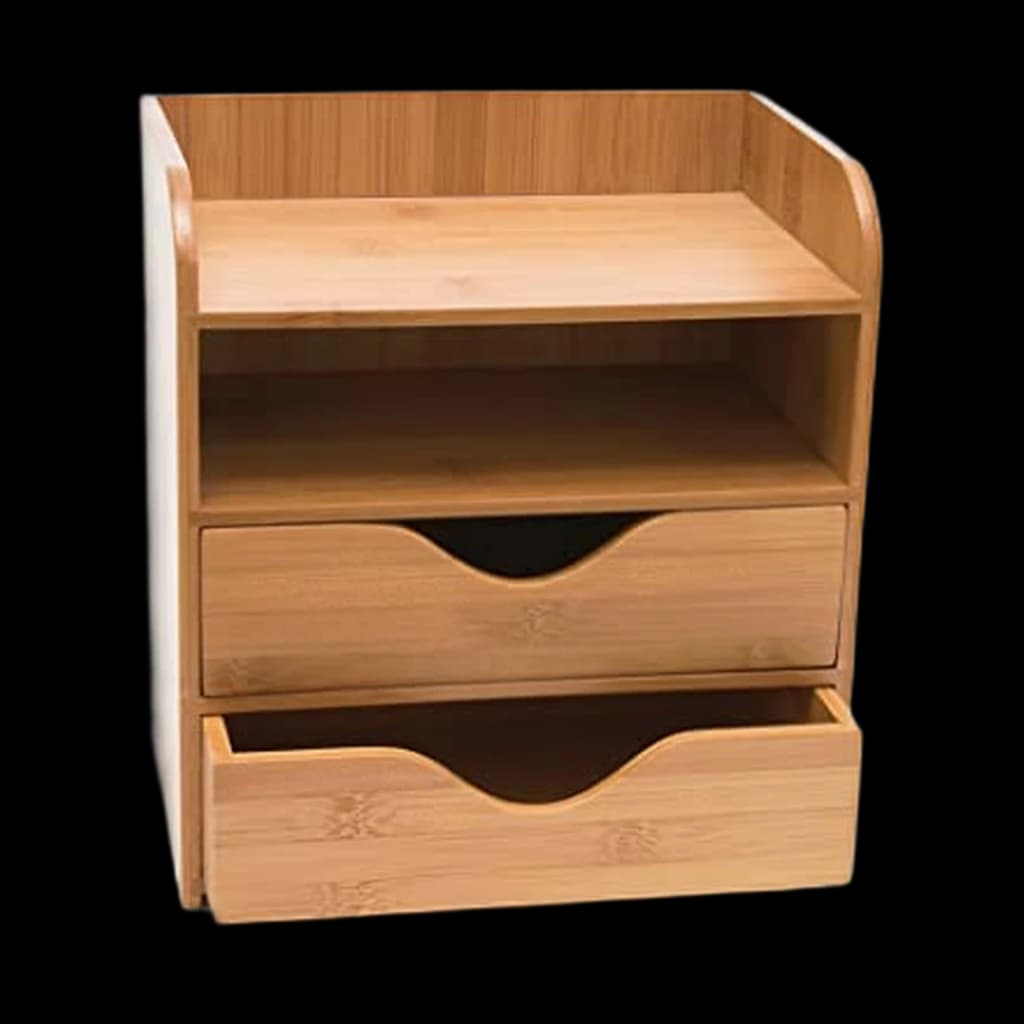 Lipper International 1804 Bamboo 4-Tier Desk Organizer