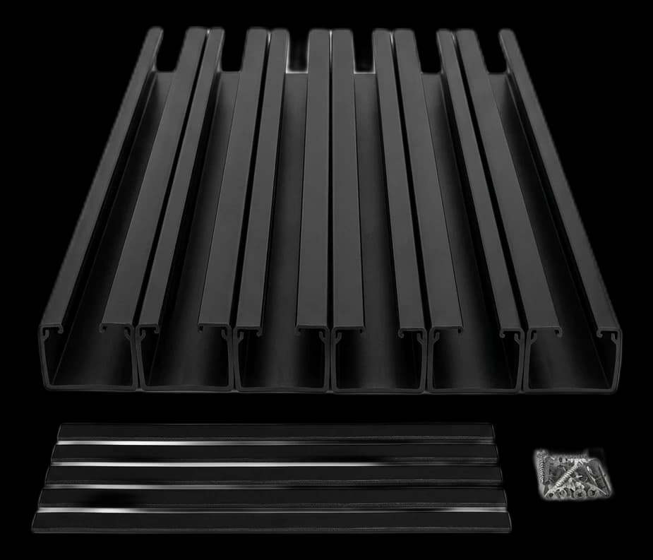 Yecaye J-Channel Under Desk Cable Raceway (6-pack)