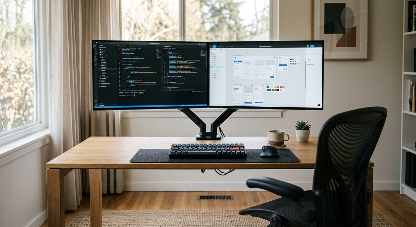 Best Dual Monitor Setups for WFH: Arms, Stands & Layouts (2026)