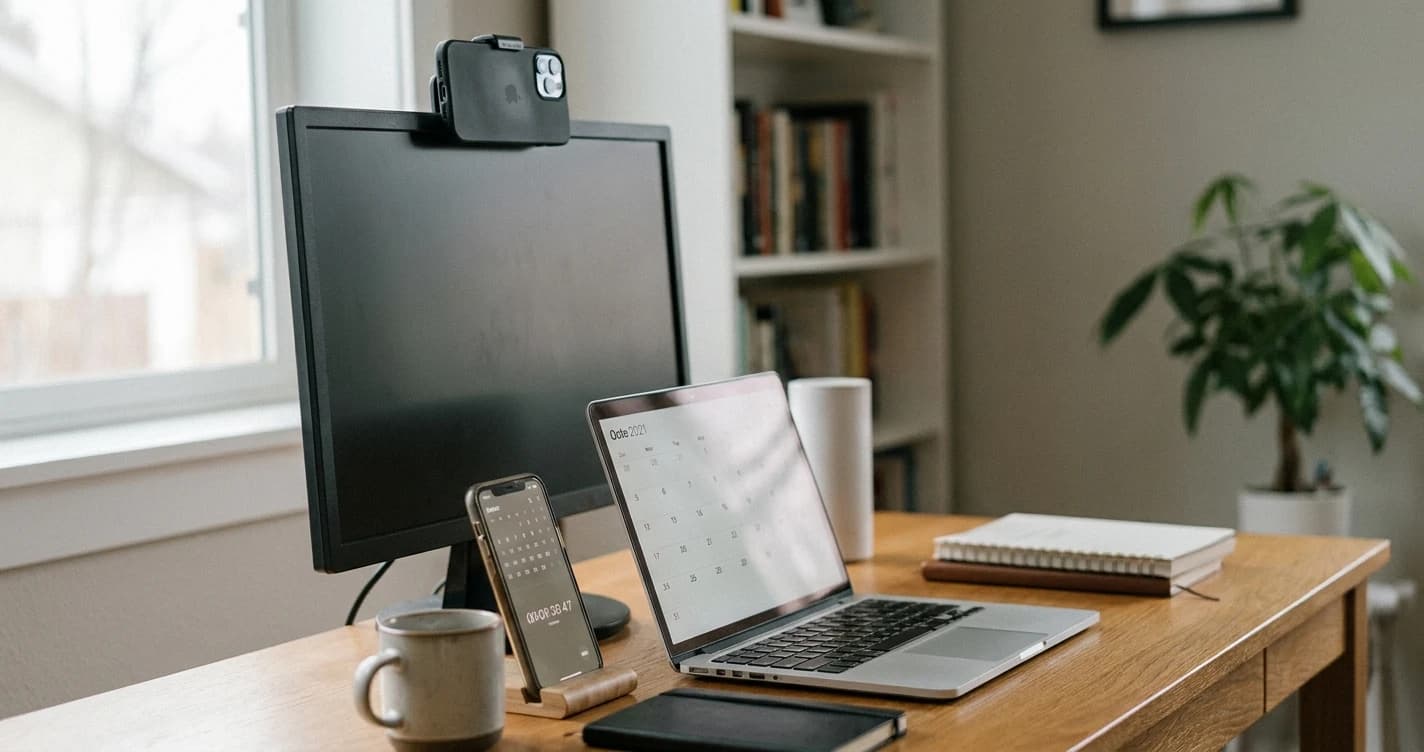 The Smartest Way to Use Your Phone at Your WFH Desk