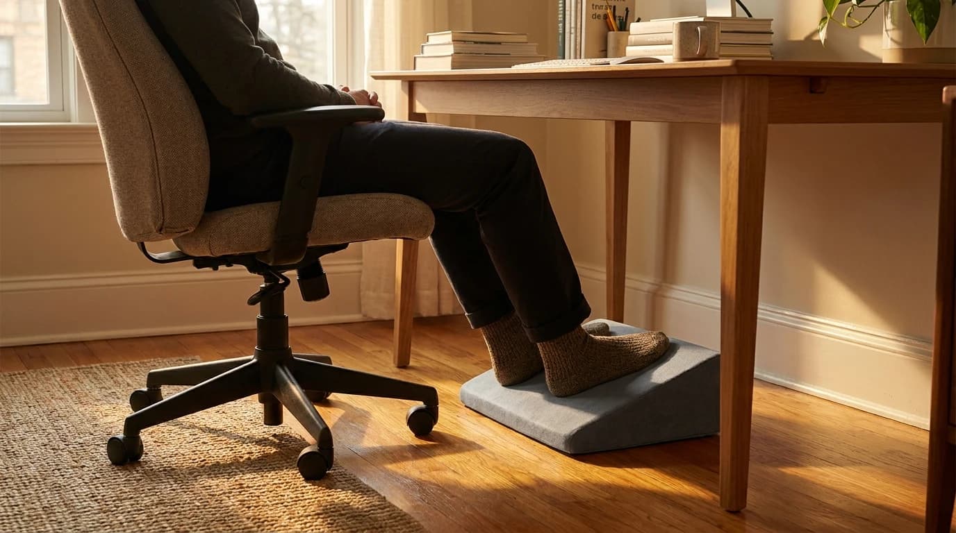 Under-Desk Footrest: Do You Need One, and How High to Go?