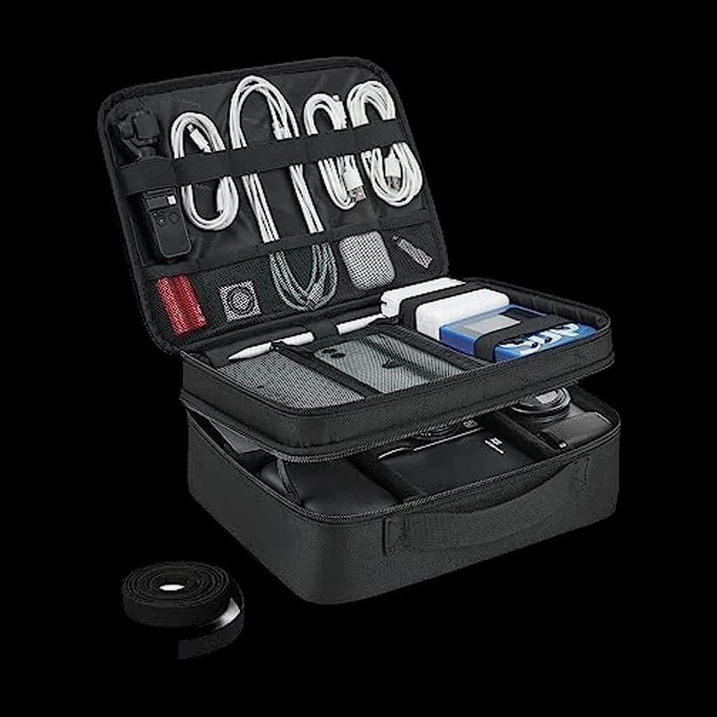 BAGSMART Cable Organizer Bag with Divider
