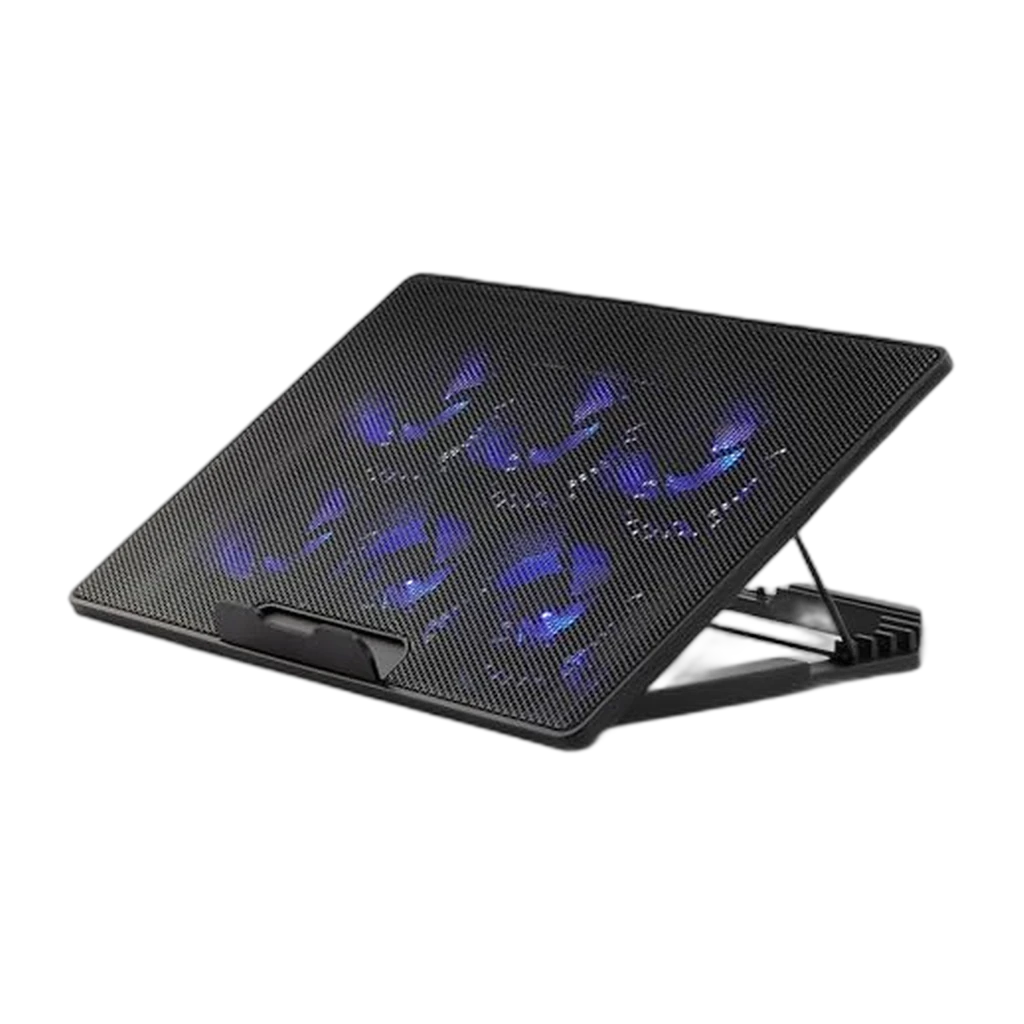 Amazon Basics Laptop Cooling Pad with 6 Quiet Fans
