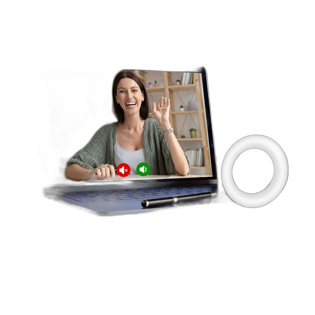 Clip-On Laptop Ring Light