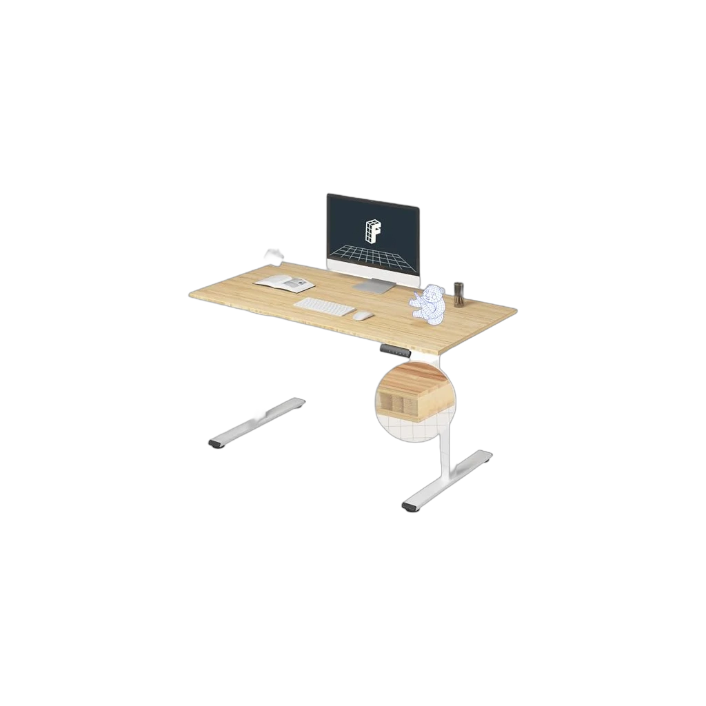 FlexiSpot E6 Bamboo Standing Desk