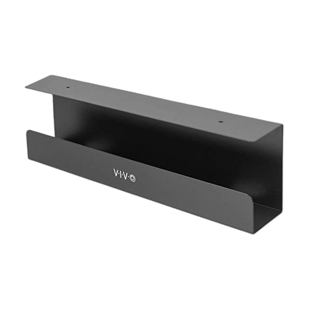 VIVO Under Desk 17 Inch Cable Management Tray, Power Strip Holder, DESK-AC06-1C